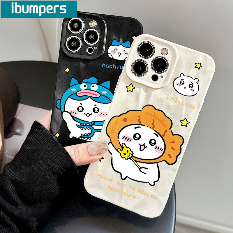 ibumpers Ốp Lưng iPhone Xinh Cute Taiyaki Chiikawa In Hình Ốp Điện Thoại Dày Dặn Silicon Mềm Chống Sốc Chống Bẩn Cho Iphone 15 14 12 13 11 Pro Max IP 7 8 Plus Iphon X XS XR