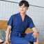 Áo choàng ngủ mẫu mới mùa xuân thu đồ ngủ cặp đôi đồ mặc nhà áo choàng tắm màu trơn Áo choàng tắm nam dài tay1