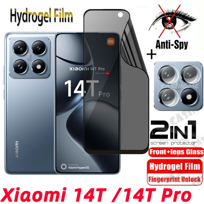 Xiaomi 15T 14TPro 2024 Mềm Bảo Mật Hydrogel Phim Chống Gián Điệp Full Cover Bảo Vệ Màn Hình Chống Peek Phim Riêng Tư Cho Xiaomi 14T 14 T T T14 14TPro Xiaomi14T Pro 4G 5G 2024 Phim Máy Ảnh