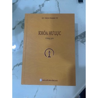 Sách - Khóa Hư Lục - HT Thích Thanh Từ