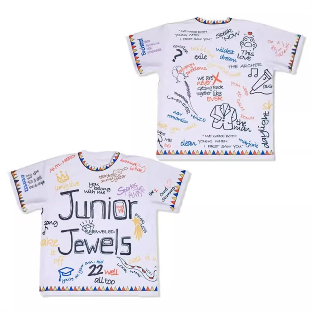 Gn Taylor Swift Junior Jewels Áo thun You Belong With Me Cosplay vải 3D mùa hè Áo thun ngắn tay Anime NG