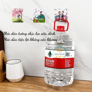 Móc dán tường siêu dính hình 3d nhiều màu đẹp chịu lực tốt tiện dụng trong nhà #A26