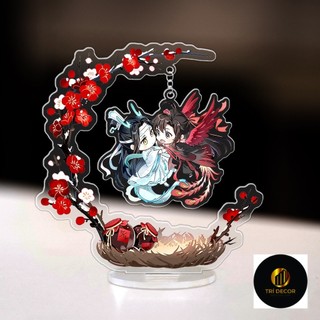 Mô hình Ma Đạo Tổ Sư standee các nhân vật Ngụy Anh Lam Trạm Ô Ninh dễ thương trang trí bàn làm việc góc học tập 15cm