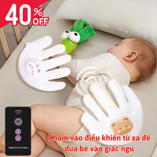 Dụng Cụ Hoạt Hình Chống Sốc Cho Bé Ngủ Ngon Bunnies Bàn Tay Làm Dịu Hỗ Trợ 3 Tư Thế Có Remote Điều Khiển Tiện Lợi