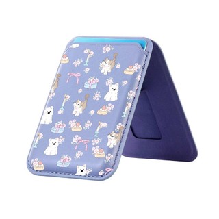 Ví họa tiết động vật dễ thương cho iPhone 16 15 14 13 12 11 Pro Max Plus Thẻ da Giá đỡ điện thoại cho vỏ bỏ túi