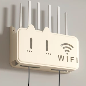 Hộp treo tường đựng modem Wifi, ổ cắm điện đa năng, che dây gọn gàng