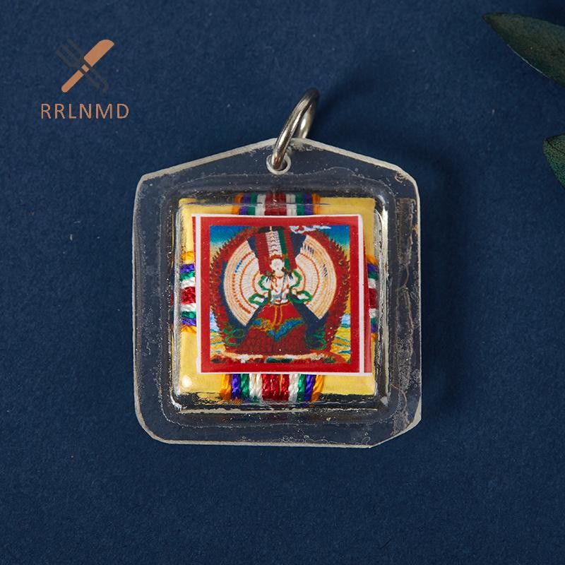 Rrlnmd > Tây Tạng Tangka Xanh Tara Phật Giáo Móc Khóa Mặt Dây Nhỏ Phong Thủy Móc Chìa Khóa MỚI