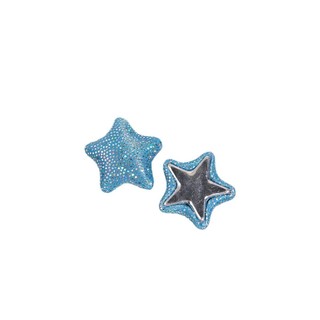 Phong cách Hàn Quốc, túi nút vải sequin sang trọng nhẹ, nút hình ngũ giác, nút vá, DIY bông tai, phụ kiện tóc, kẹp tóc, vật liệu cho phụ nữ