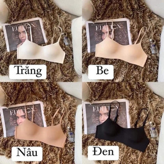 Áo lót nữ, áo su đúc cup ngang đệm mỏng không gọng không viền chống chảy xệ
