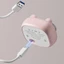 Máy làm sạch Protein BAMBOOB, Máy làm sạch ống kính tiếp xúc hoàn toàn tự động có thể sạc lại USB, Siêu âm có hộp có thể tháo rời Ống kính tiếp xúc tiệt trùng bằng tia cực tím