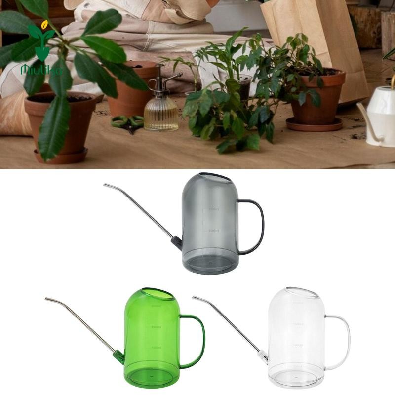 Dụng cụ tưới nước vòi dài Miulika Bình tưới vườn Dụng cụ làm vườn Dung tích lớn 2L