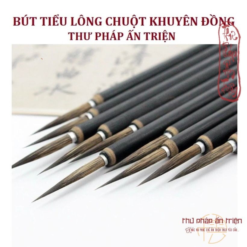BÚT LÔNG THƯ PHÁP BÚT TIỂU LÔNG CHUỘT HIỆP CÂN KHUYÊN ĐỒNG - BÚT LÔNG THƯ PHÁP có miễn phí vận chuyển
