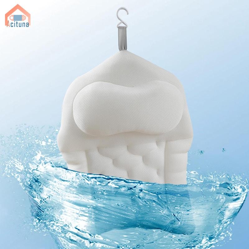 Gối bồn tắm nhẹ, gối tựa đầu thoải mái cho SPA, phòng tắm, bồn ngâm gia đình