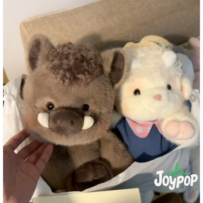 Hàng sẵn có Cung hoàng đạo chính hãng Little Fragrance Pig Wild Boar Doll Run Run Calf Cow Run Run Lamb Quà tặng sinh nhật