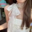 Sund Y2k Nữ N Dài Khăn Màu Trơn Lụa Đen Túi Ruy Băng s Choker Hoa Ren Khăn VN