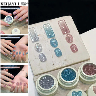 ANNIES Gel sơn móng tay kim cương lấp lánh phản quang, không nhờn, dạng hộp, cho nghệ thuật móng tại salon
