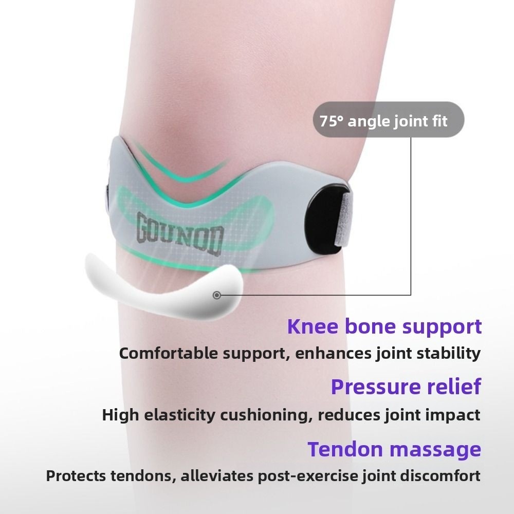 Dây đeo đầu gối SAIA Patella Tendon - Hỗ trợ bằng silicone dễ dùng, độ đàn hồi cao, bảo vệ linh hoạt cho thể thao và công việc văn phòng