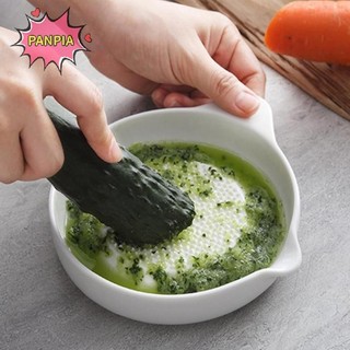 [PNPIA] Dụng cụ mài gừng gốm phong cách đơn giản màu trắng Máy mài cầm tay Máy nghiền tỏi Sứ di động Cà rốt Gừng mài Dụng cụ nhà bếp VN