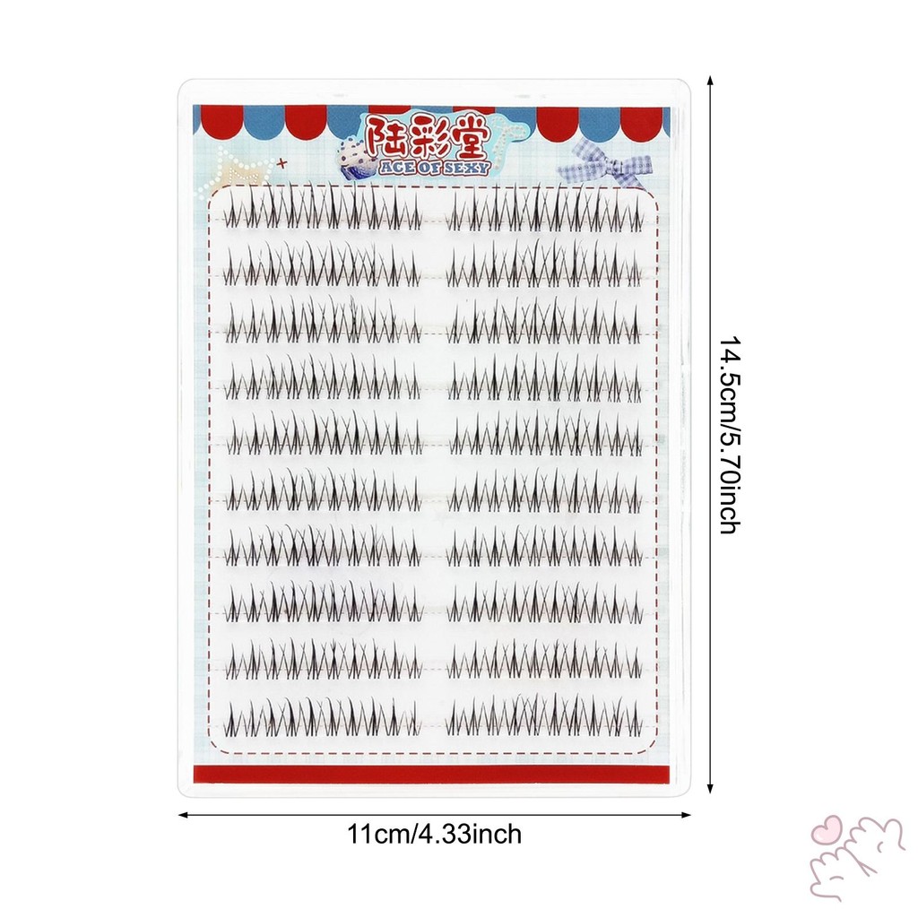Cosplay Cá Nhân Mi Cụm 3D DIY Wispy Fluffy Lash Nối Dài Cho Người Mới Bắt Đầu & Chuyên Nghiệp Thân Thiện
