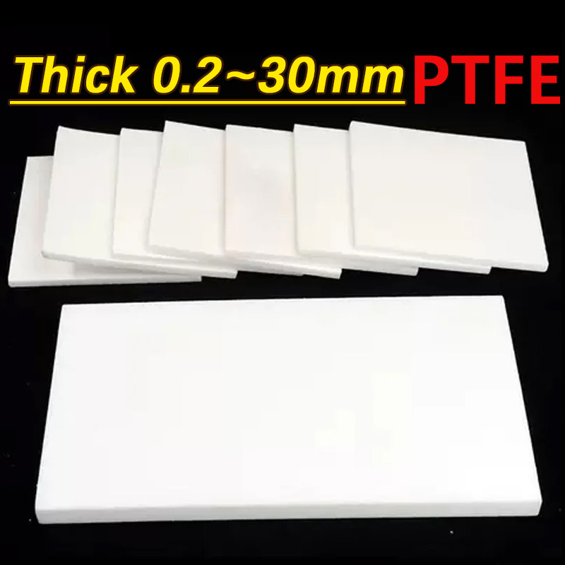 Độ dày 0,2-30mm Tấm bảng PTFE trắng Khối tấm Polytef