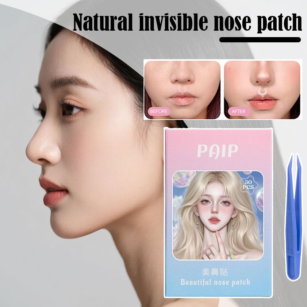 [có kẹp] Miếng dán cánh mũi Bopcs Miếng dán tự nhiên vô hình Mũi Y2