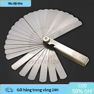 [COD] Thước Căn Lá 32 Lá Đo Khe Hở Xupap – Dụng Cụ Cơ Khí Canh Khe Hở 0.02-1mm Chính Xác