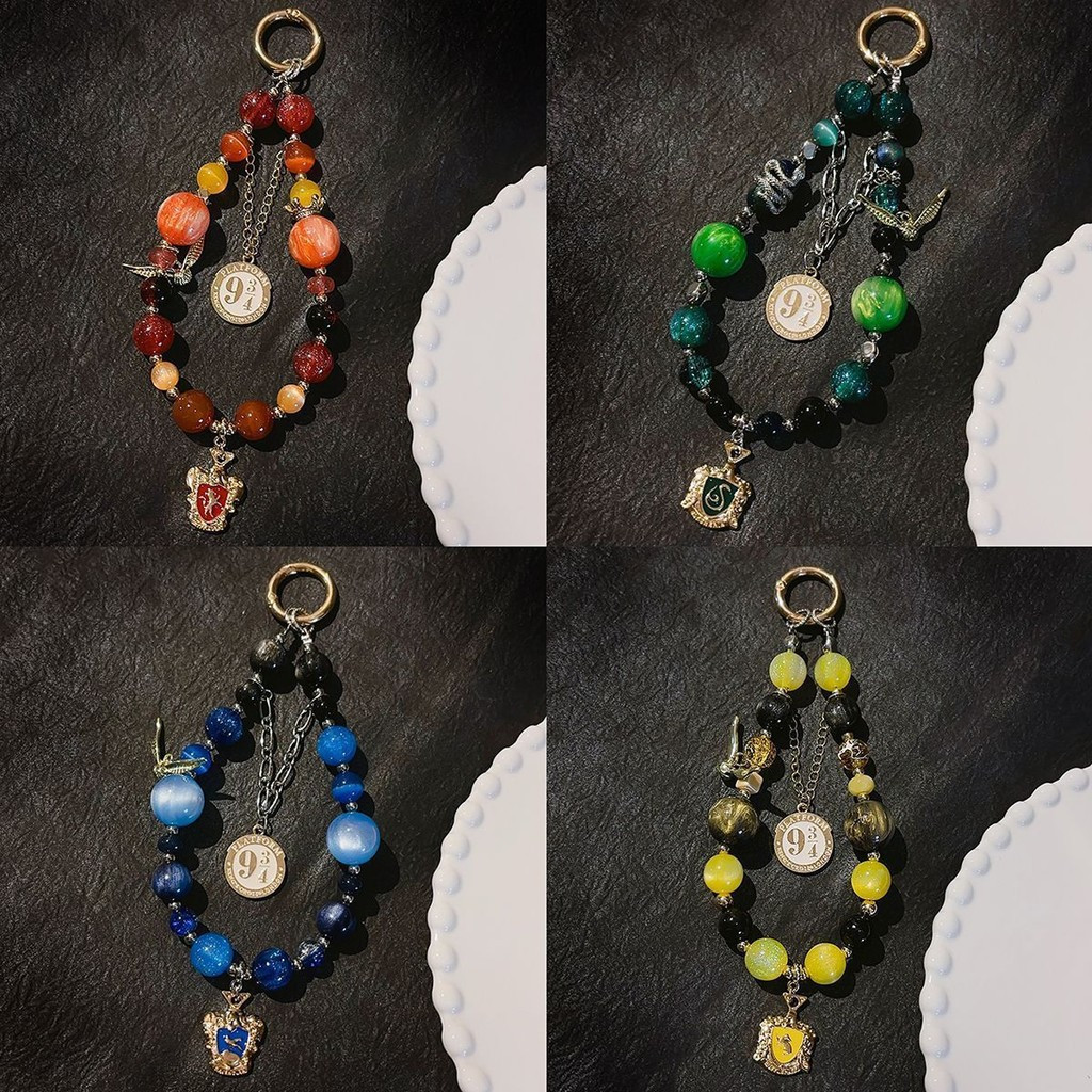 Bán Sản phẩm mới Harry Derivative Potter Đồ trang trí Slytherin Dây chuyền điện thoại di động Snake Court Gran Fendor Ravenclaw Túi đồ trang trí chất lượng cao