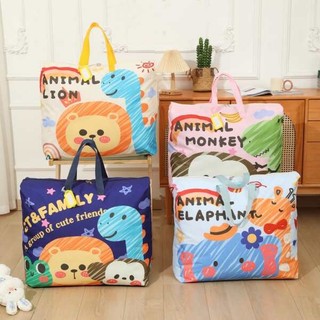 Trẻ Em Mẫu Giáo Mùa Đông Chăn Túi Bảo Quản Nhập Đồ Làm Vườn Túi Quần Áo Duffel Túi Chăn Túi Tote