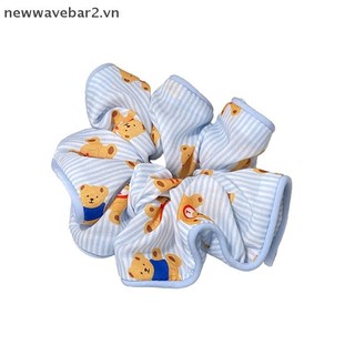 Dây buộc tóc dạ dày sọc, phụ kiện tóc dễ thương cho mùa hè