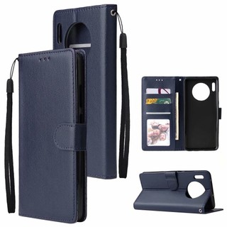 Ốp lưng cho Huawei Mate 30 20 10 Pro P40 Pro + P30 Lite P20 P10 Plus Nova 2i 3i 7i 4e GR5 2017 Honor 6X Flip Case Ví Bao Da PU Mềm TPU Silicon Ốp Lưng Điện Thoại