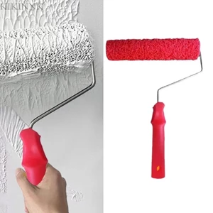 KIKIN Họa Tiết Họa Tiết Con Lăn Bàn Chải Treo Tường Con Lăn Putty Dụng Cụ Trang Trí Nhà Dễ Dàng Sử Dụng