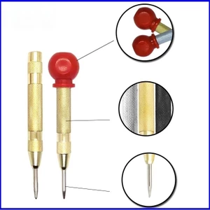 Bút Định Vị Đục Lỗ Tự Động Cầm Tay Chống Trượt Bằng Thép Lò Xo Cho Chế Tác Gỗ-063