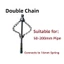 Dụng cụ nạo vét ống CATIYAHA, Dây chuyền khử cặn ống thoát nước dạng mềm lò xo 16mm có thể điều chỉnh, Công cụ thoát nước nạo vét đa năng hiệu quả Làm sạch vật cứng