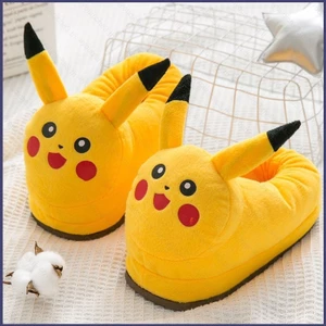 SY3 Pikachu Minions Kumamon Mùa Đông Trong Nhà Nhà Hoạt Hình Bông Dép Nữ Sinh Ký Túc Xá Dễ Thương Giày Ấm Áp YS3