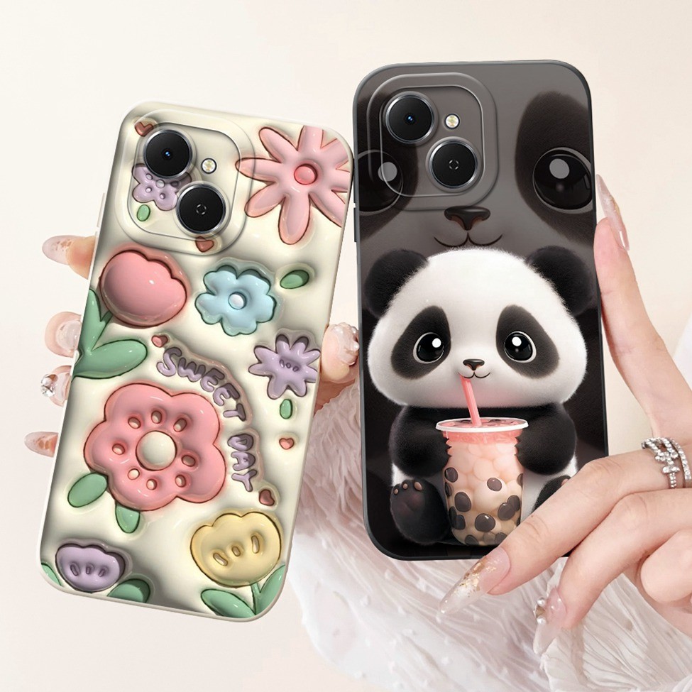 Ốp Điện Thoại Tecno Spark 40C Techno Spark 40C Bao Silicon Hoạt Hình Dễ Thương Thời Trang Sang Trọng Ngộ nghĩnh Mát Sơn