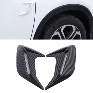 EDB * Nhãn dán lỗ thông hơi ABS bên ngoài xe Trang trí trang trí Dễ dàng lắp đặt cho ô tô