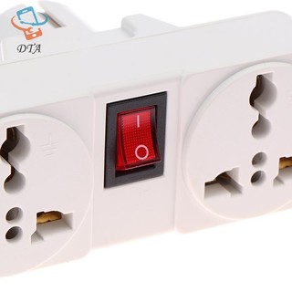 [DTA] Ổ cắm mở rộng đa năng UK EU 10A 250V Ổ cắm điện treo tường di động Bộ chuyển đổi phích cắm Châu Âu Anh Ổ cắm chuyển đổi với VN