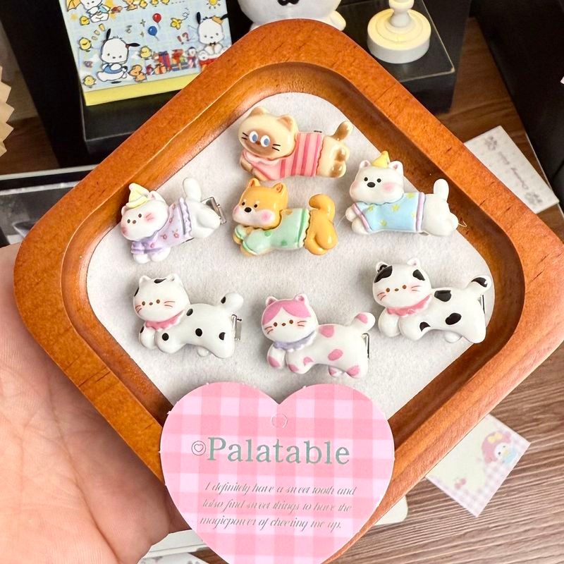 Kẹp tóc hình động vật nhỏ dễ thương vui nhộn