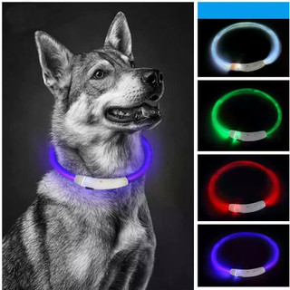 Vòng cổ chó LED phát sáng Vòng cổ chó USB có thể sạc lại TPU Glow An toàn Vòng cổ chó cơ bản cho lớn vừa nhỏ