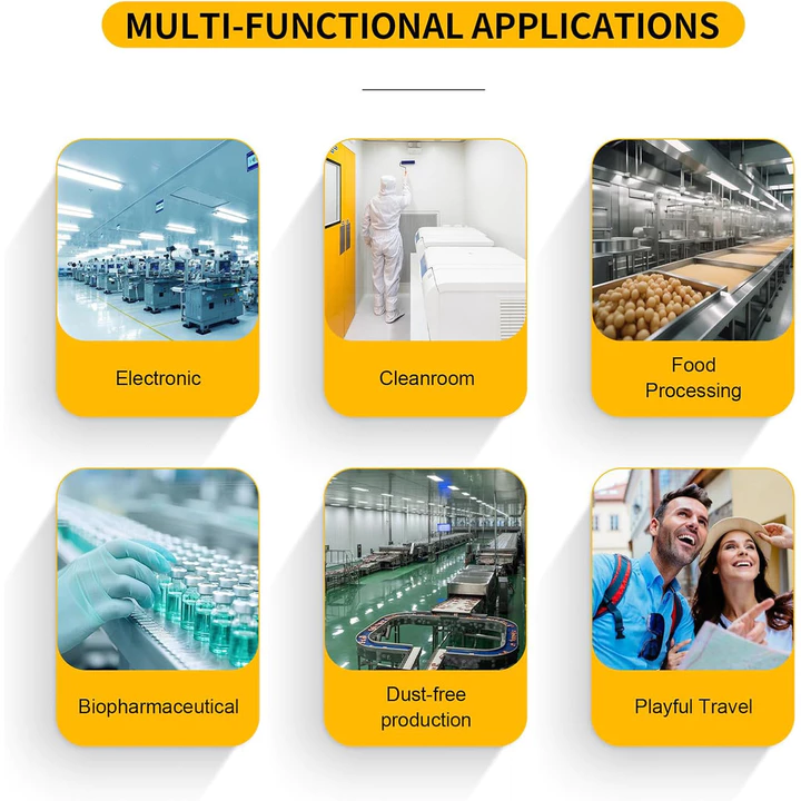 Hành Lý Thời Trang Phiên Bản Hàn Quốc Túi Chống Bụi Chống Tĩnh Điện PVC Đôi Túi Chính Dụng Cụ Chống Tĩnh Điện Túi Đeo Vai Túi Phòng Sạch Túi Đơn Túi B – 5