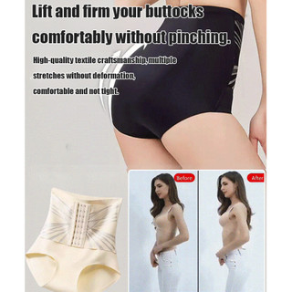 Độ đàn hồi  và độ bao gồm định hình Quần lót Quần lót Đáy quần thoáng khí Thời trang Hàng nút có thể điều chỉnh Phù hợp với cạp cao Quần ôm bụng không đánh dấu