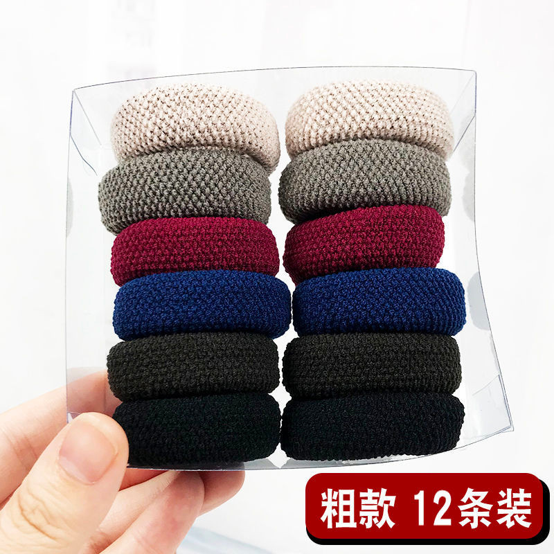 Dây Buộc Tóc Đuôi Ngựa Độ Đàn Hồi Cao, Đầu Bóng Cao Su - Tiện Lợi Và Thoải Mái