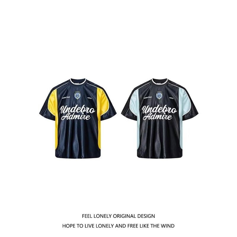 ThaliaWisp Áo Thun Nam Retro Mới, Jersey Phù Hợp Thể Thao Hàng Ngày