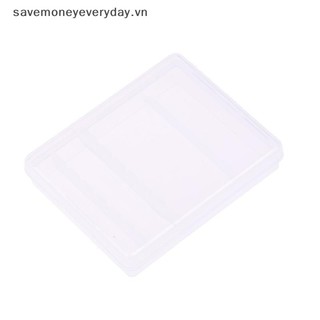 [savemoneyeveryday] Hộp đựng mũi khoan nghệ thuật móng tay vuông 6 lỗ Giá đỡ mài trong suốt Màn hình mũi khoan Dụng cụ sắp xếp móng tay Hộp chống bụi [vn]