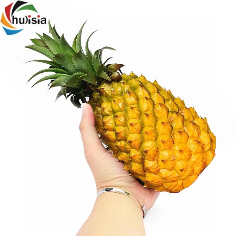 chulisia Mô Phỏng Dứa Nhân Tạo Hình Trái Cây Giả Trang Trí Màn Hình Thủ Công Sống Động Như Thật Cho Phòng Tủ Đồ Chơi Trẻ Em
