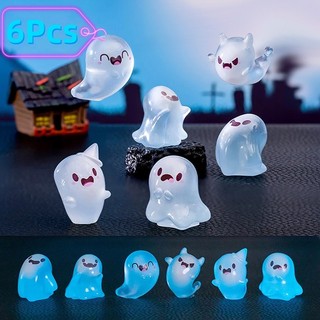 6 Cái / bộ Halloween Đêm Phát Sáng Búp Bê Ma Đạo Cụ Trang Trí - DIY Đáng Yêu Mini Dạ Quang Specter Hình Trang Trí