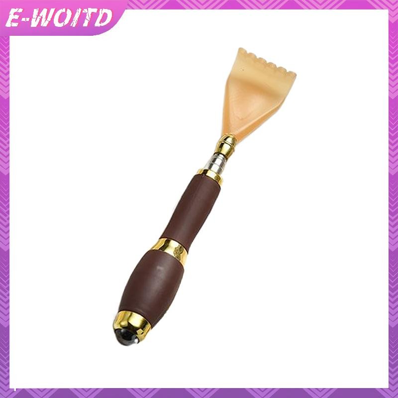 E-WOITD Dụng cụ cào lưng di động, mát xa gãi bằng kính thiên văn, gậy gãi ngứa, thân có thể mở rộng, massage toàn thân HNVN