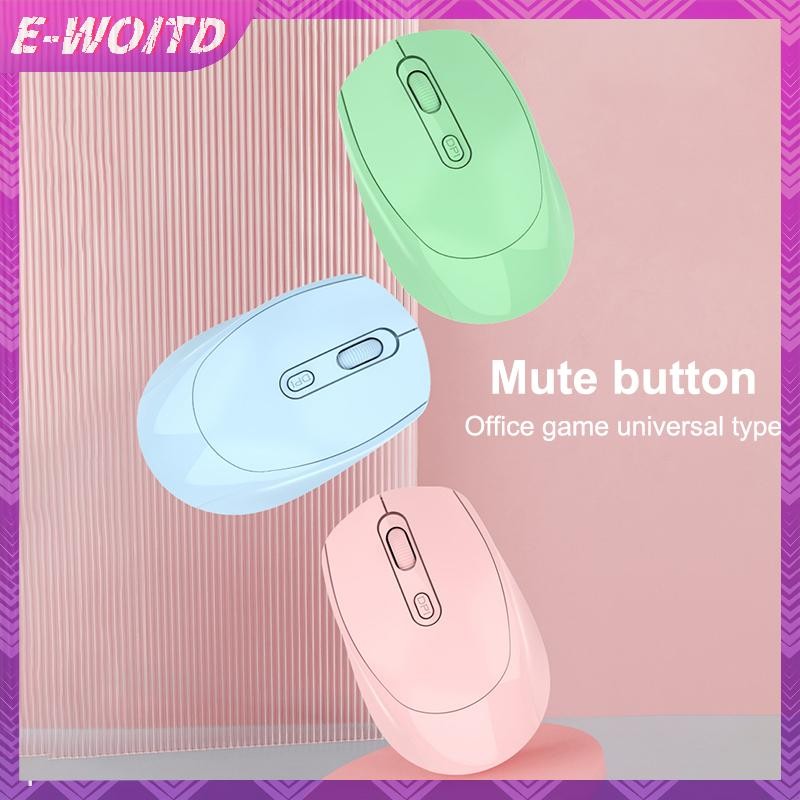 Chuột Laptop E-WOITD Chuột Không Dây Đa Năng Sạc Chế Độ Kép Im Lặng Nam, Nữ Chuột Văn Phòng Mini, Phụ Kiện Máy Tính E-WOITD