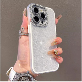 Kẹo Màu TPU Nhấp Nháy Lỗ Kim Cương Bảo Vệ Chính Xác Ốp Lưng Điện Thoại IPhone 16 14 15 13 12 Pro Max Bao Gồm Tất Cả Ốp Lưng Chống Rơi