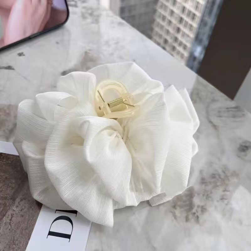 Nơ Hai Mặt Lớn Streamer Bong Bóng Grabbing Nơ Cá Mập Kẹp Tóc
